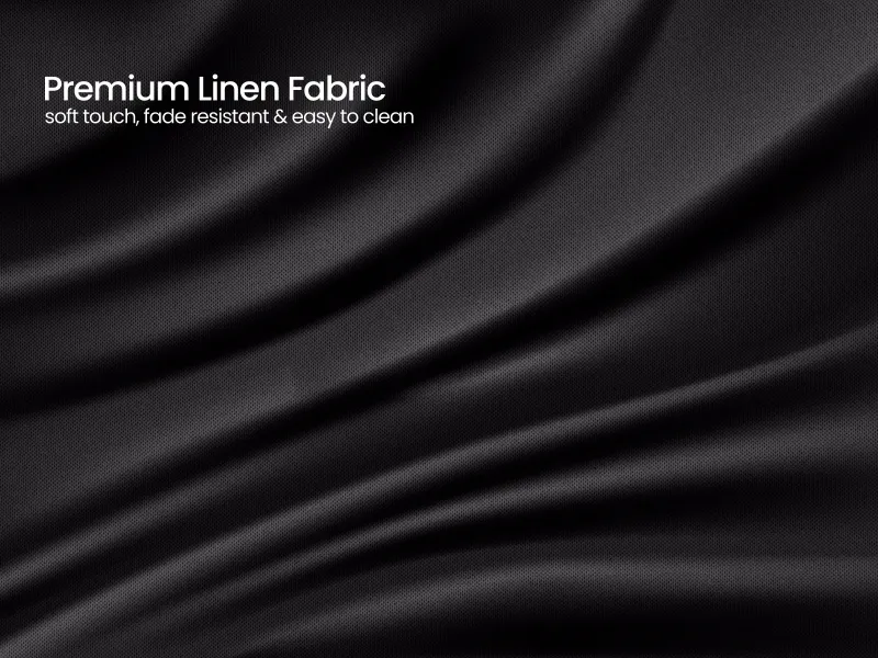 Chloe King Size Double Bed in Black Color